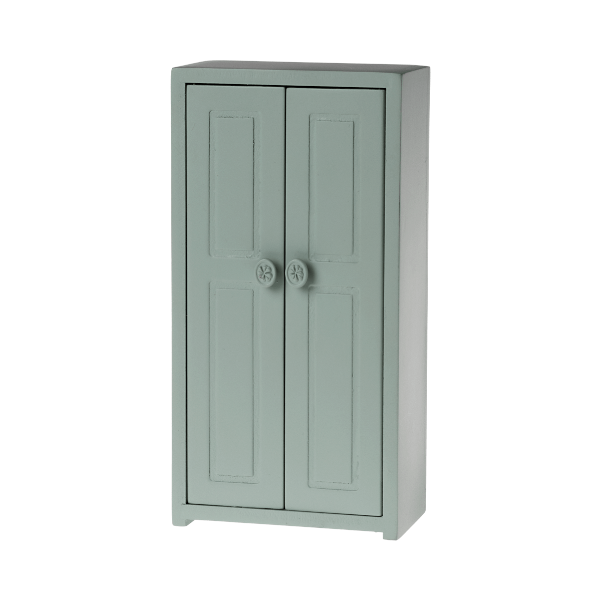 Maileg Wooden Closet, Mouse - Soft blue