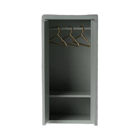 Maileg Wooden Closet, Mouse - Soft blue