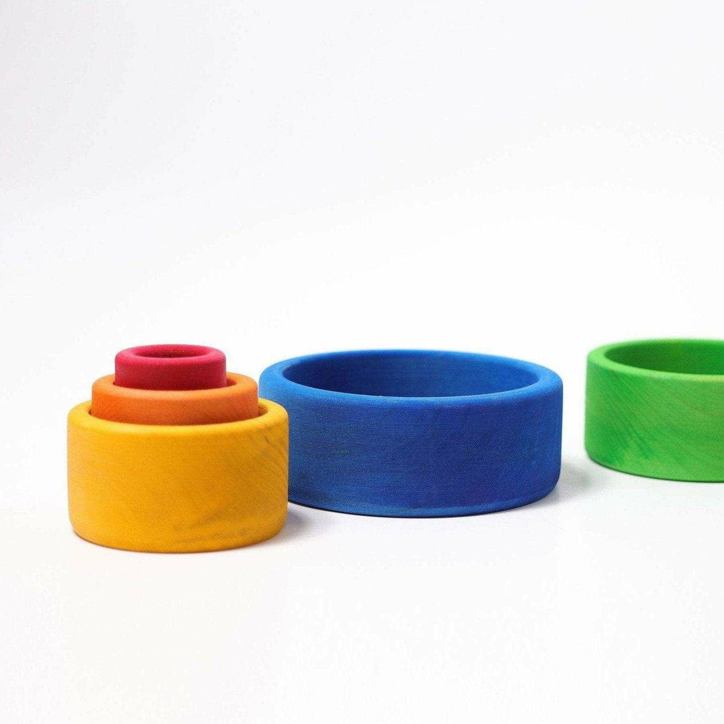 Grimm's Set of Bowls- Outside Blue