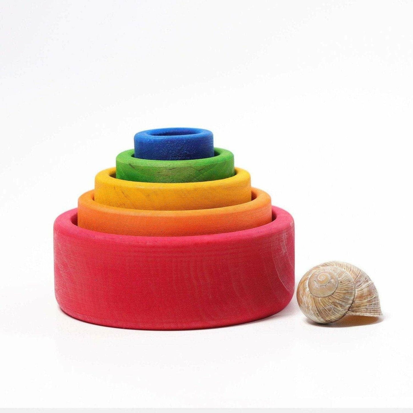 Grimm's Set of Bowls - Outside Red