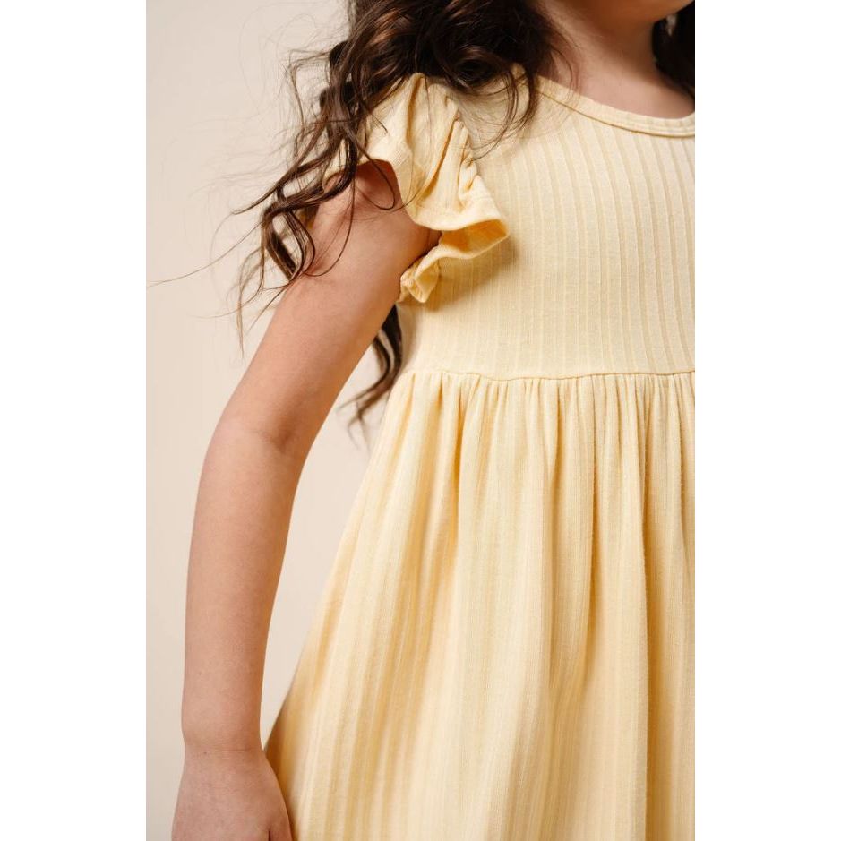Lou Lou & Company - Twirl Dress Birdie Ribbed