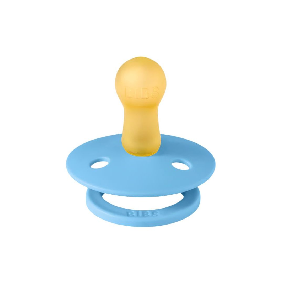 BIBS USA Colour Pacifier 2 Pack- Mushroom/Breeze