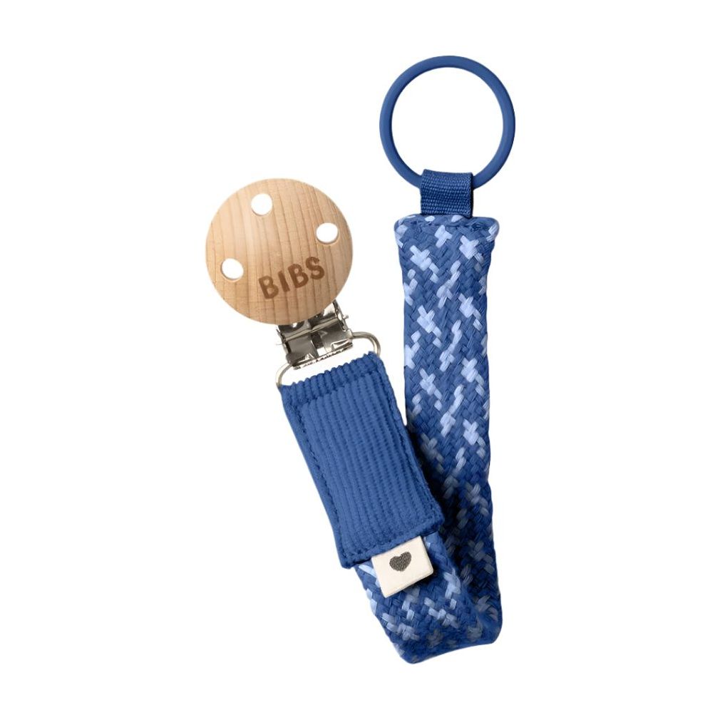 BIBS Braid Pacifier Clip