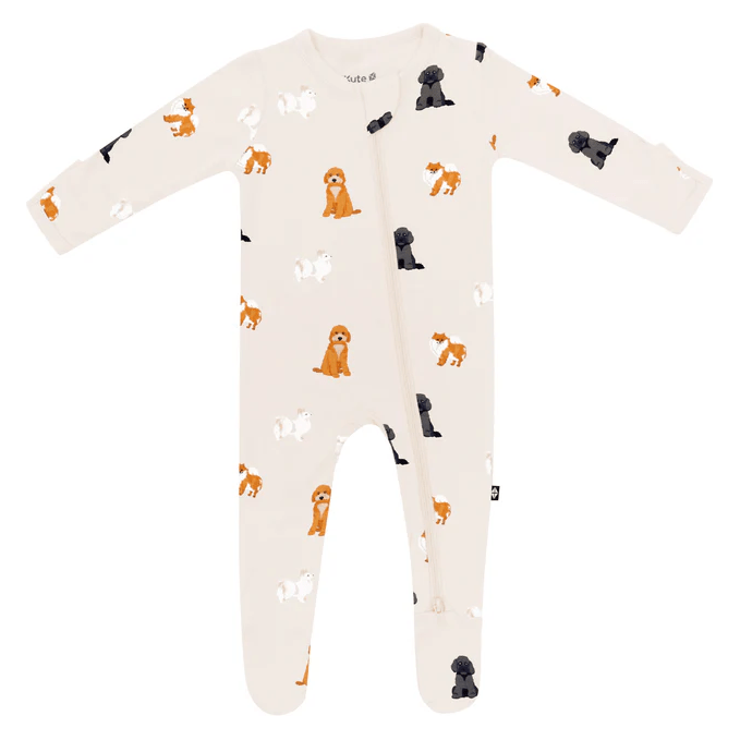 Kyte Baby Zippered Footie Prints