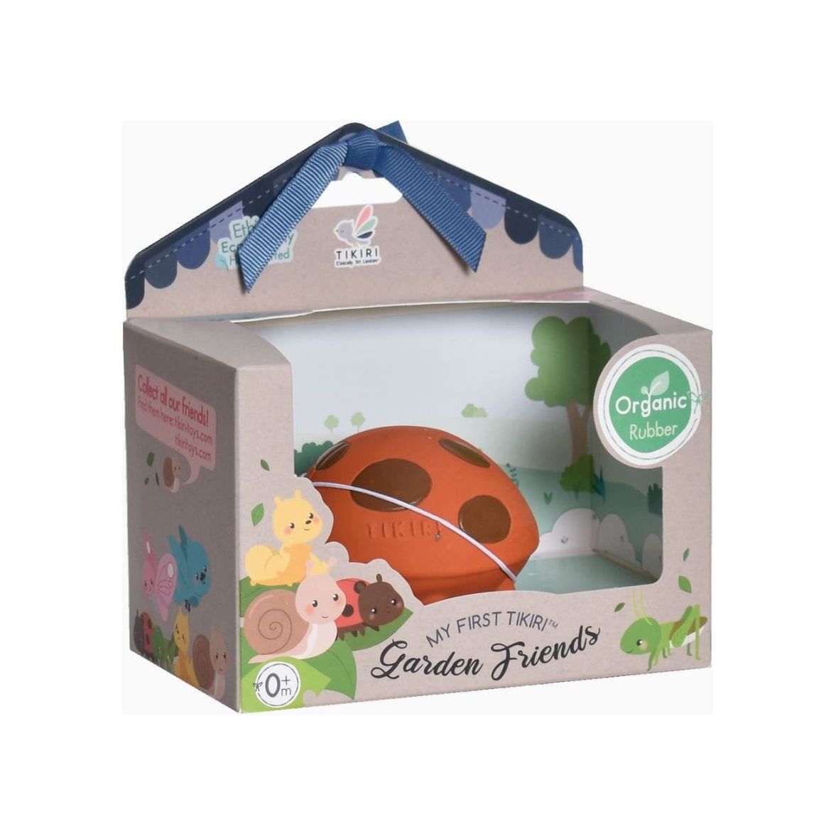 Tikiri Ladybug Teether, Rattle & Bath Toy