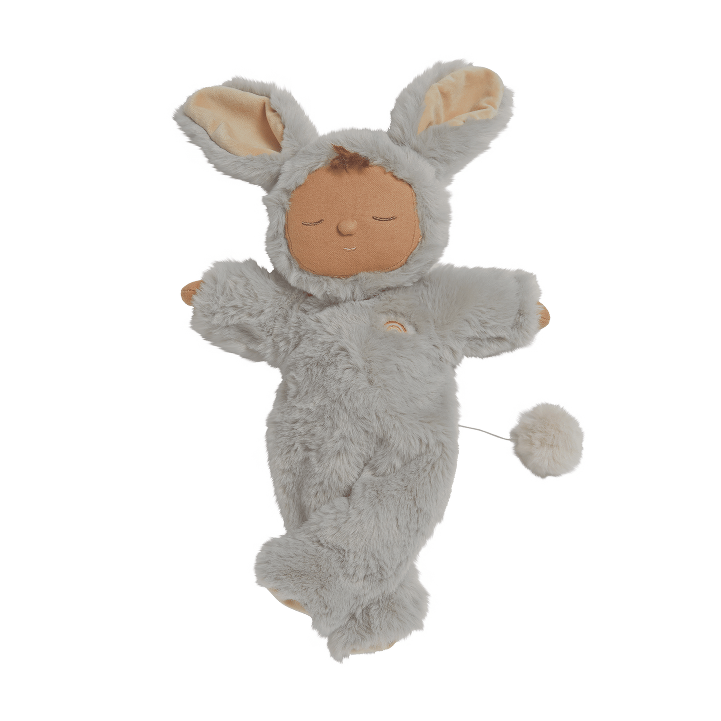 Olli Ella Lullaby Cozy Dinkum Bunny Pip - Smoke