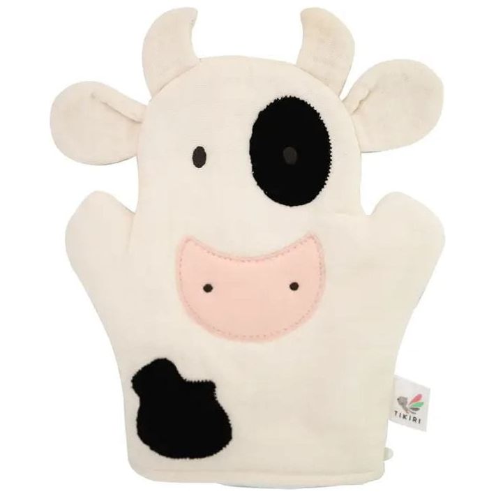 Tikiri Farm Baby Mitt - Cow