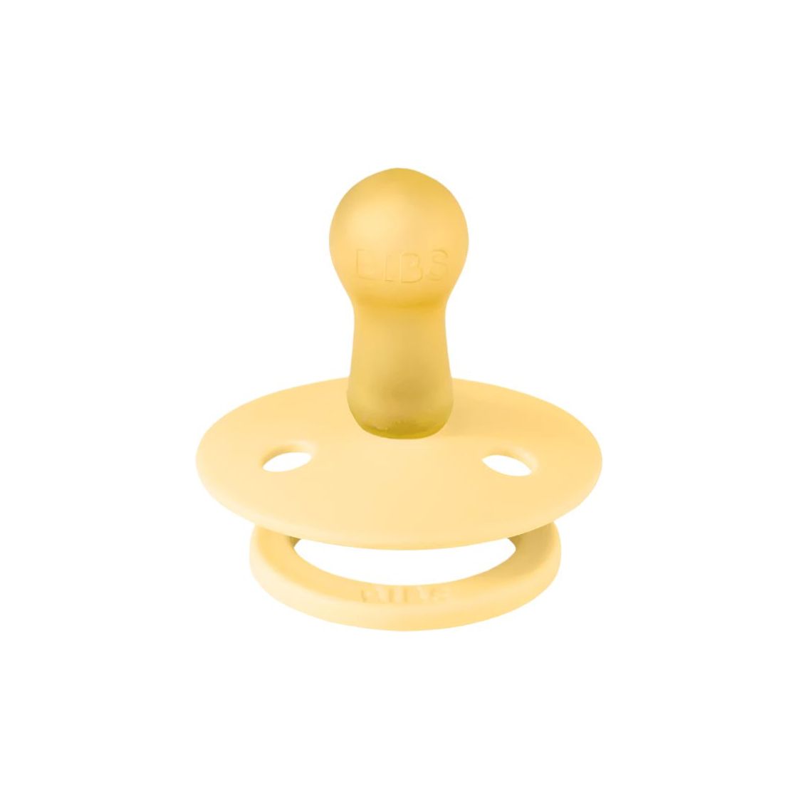 BIBS USA Colour Pacifier 2 Pack- Pale Butter/ Petal