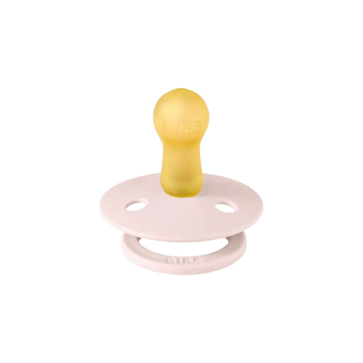 BIBS USA Colour Pacifier 2 Pack- Pale Butter/ Petal