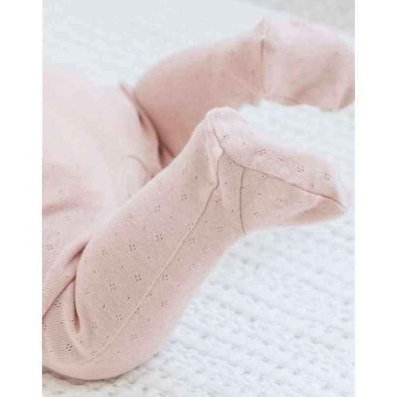Colored Organics Pointelle Footed Sleeper