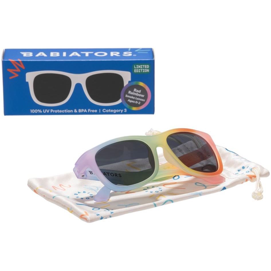 Babiators Rad Rainbow Navigator Baby and Kids Sunglasses