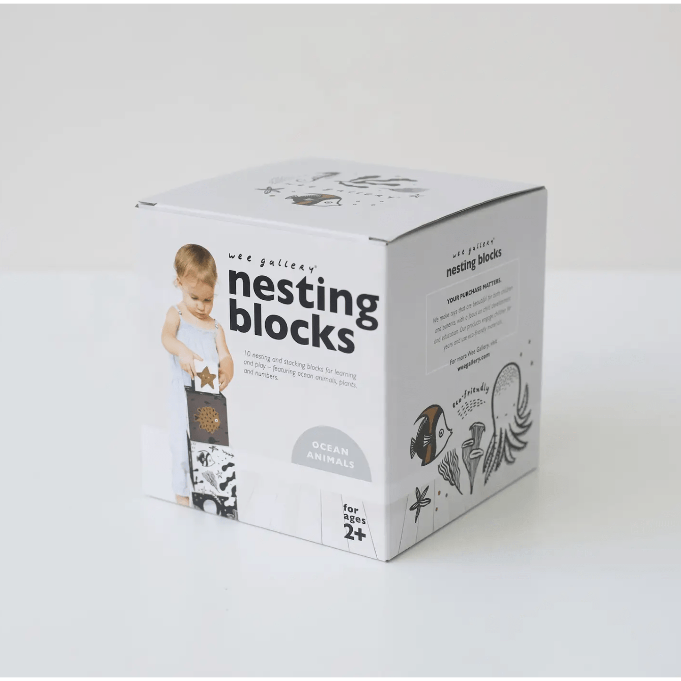 Wee Gallery Nesting Blocks- Ocean Animals