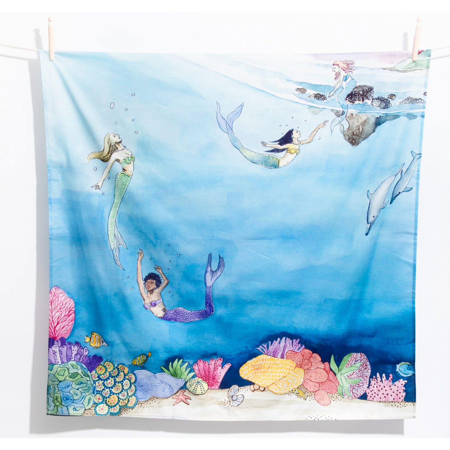 Wonderie Tales Of Mermaids Playcloth- MAXI