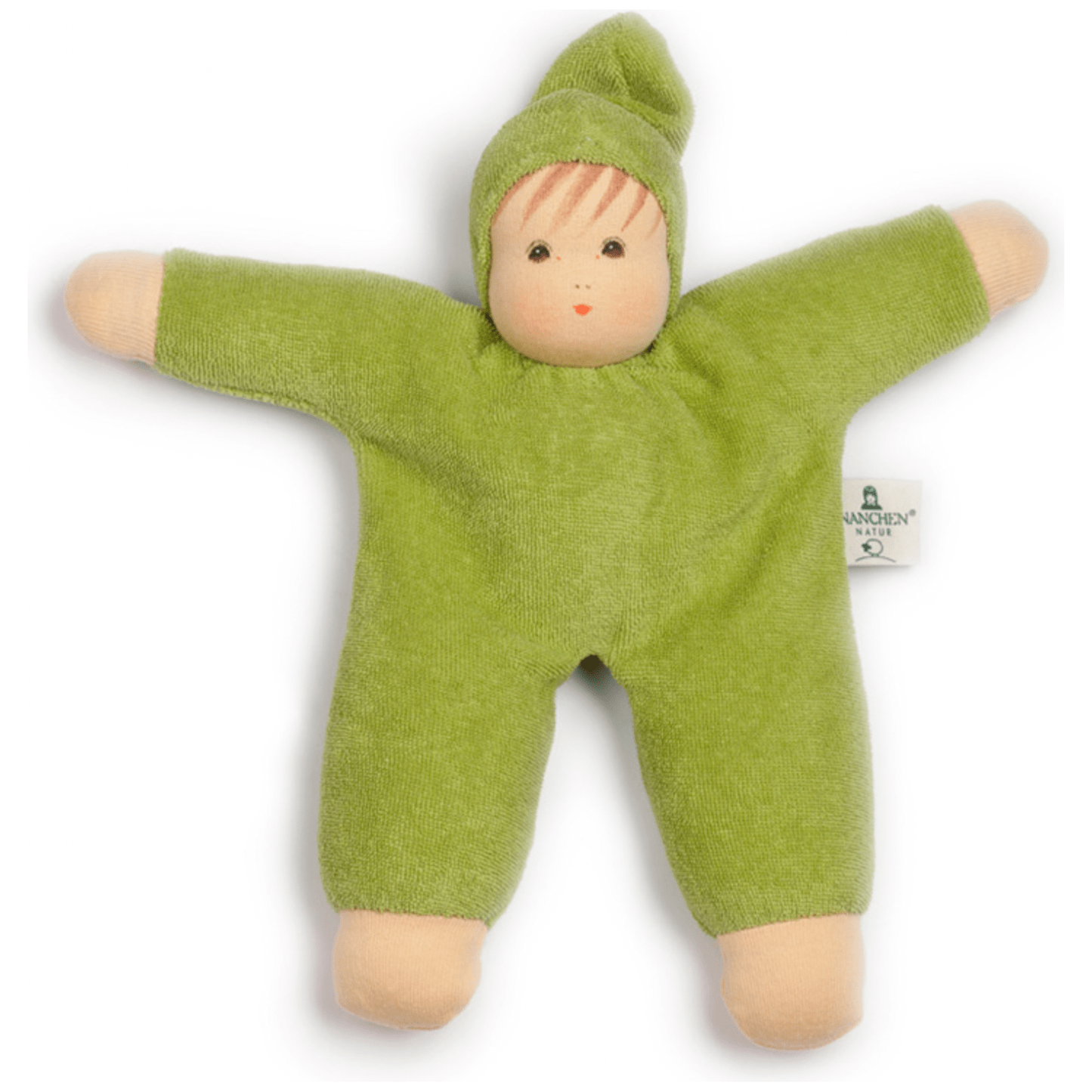 Nanchen Natur Organic "Schmuse" Doll Green