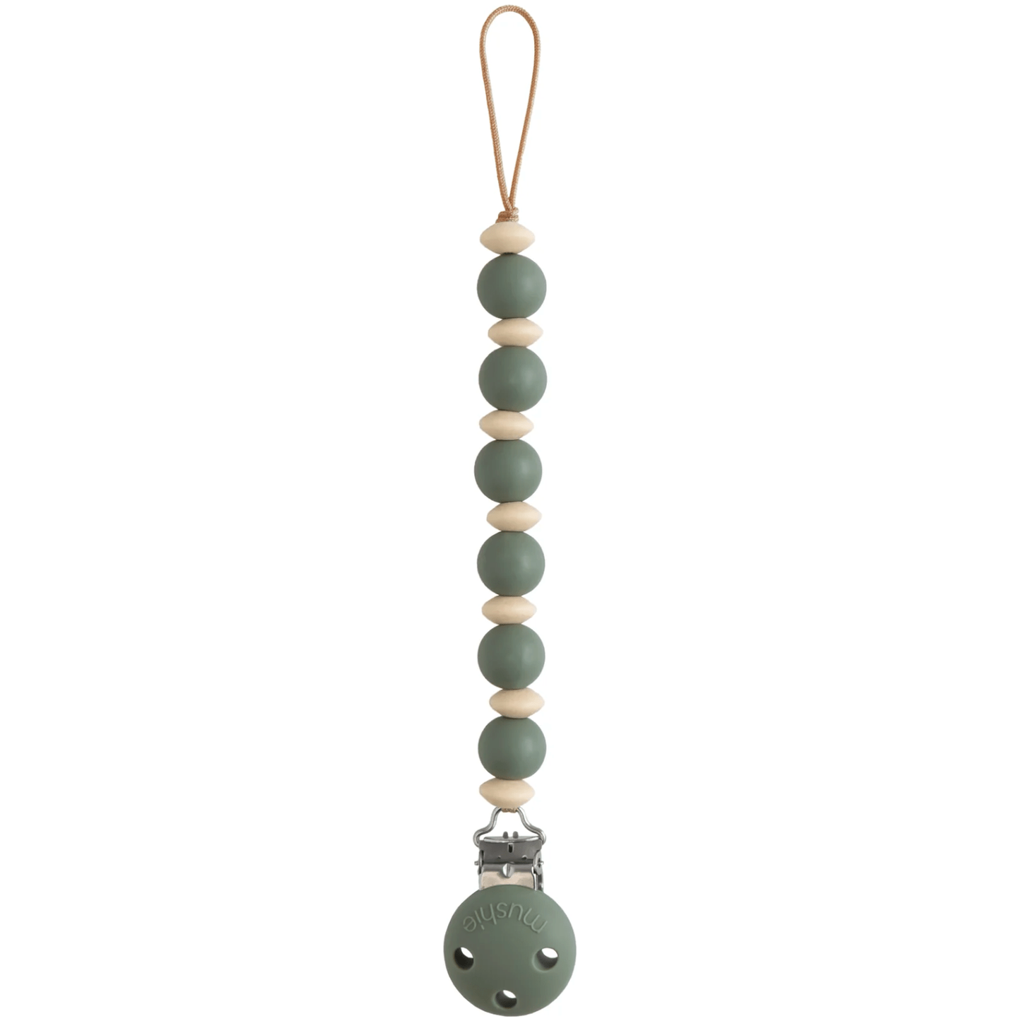 Mushie Silicone Pacifier Clip