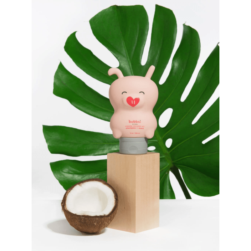 Bubbsi Creamy Coconut Oil Shampoo + Wash