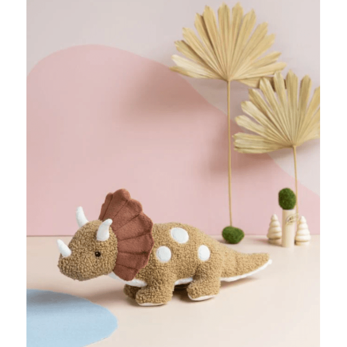 Nana Huchy Thomas the Triceratops- Brown, Large