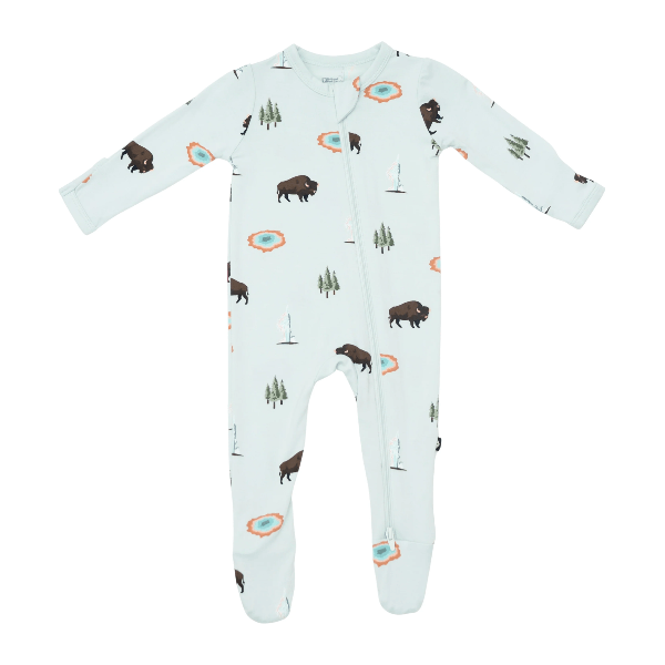 Kyte Baby Zippered Footie Prints