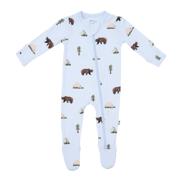 Kyte Baby Zippered Footie Prints