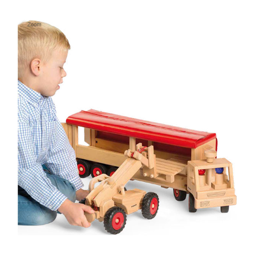 Fagus Semi Truck With Trailer