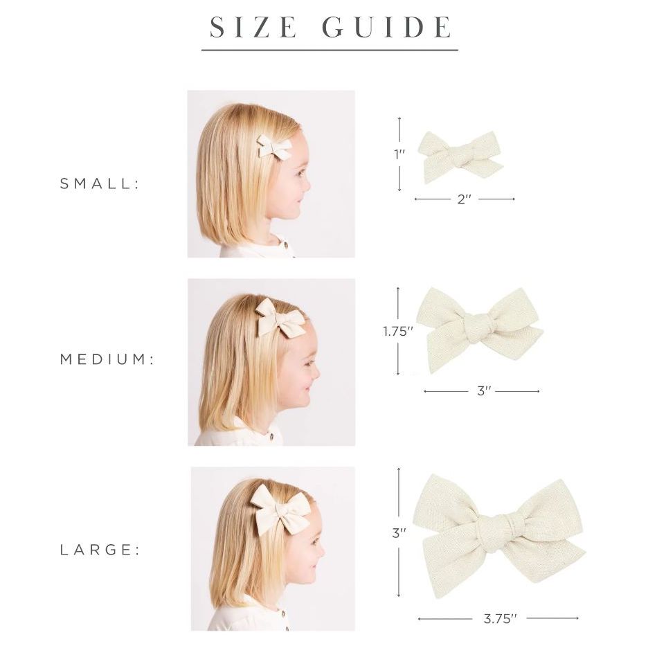 Lou Lou & Company Linen Bow 3 Pack