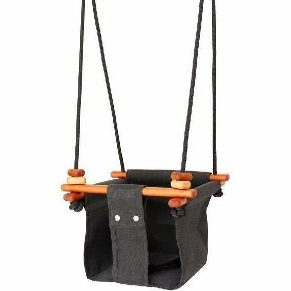 Solvej Indoor/Outdoor Toddler Swing - Slate Grey