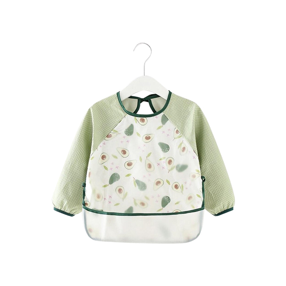 Baby Long Sleeve Apron Smock Bib Woodland Creatures