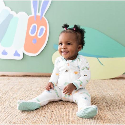 Kyte Baby Zippered Footie Prints