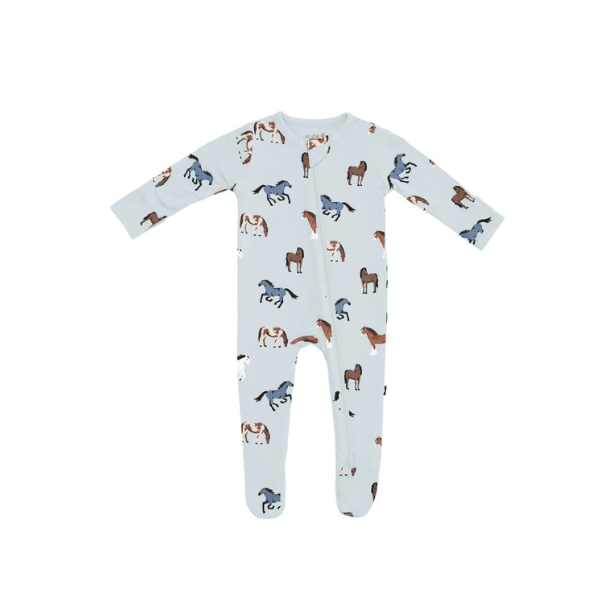 Kyte Baby Zippered Footie Prints