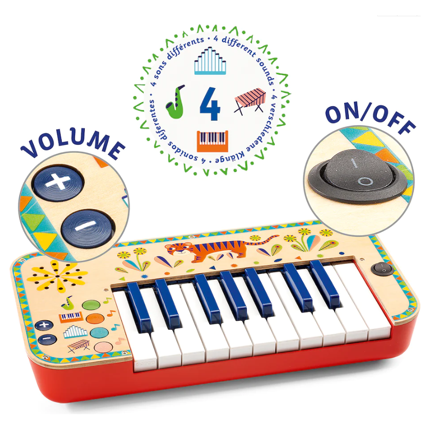Djeco Animambo Synthesizer Musical Instrument