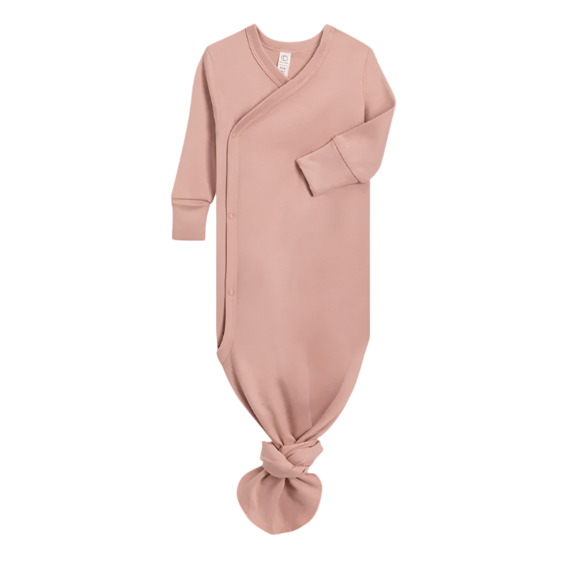 Colored Organics Indy Kimono Gown Blush