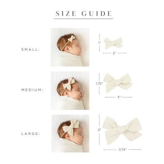 Lou Lou & Company Linen Bow 3 pack Headbands