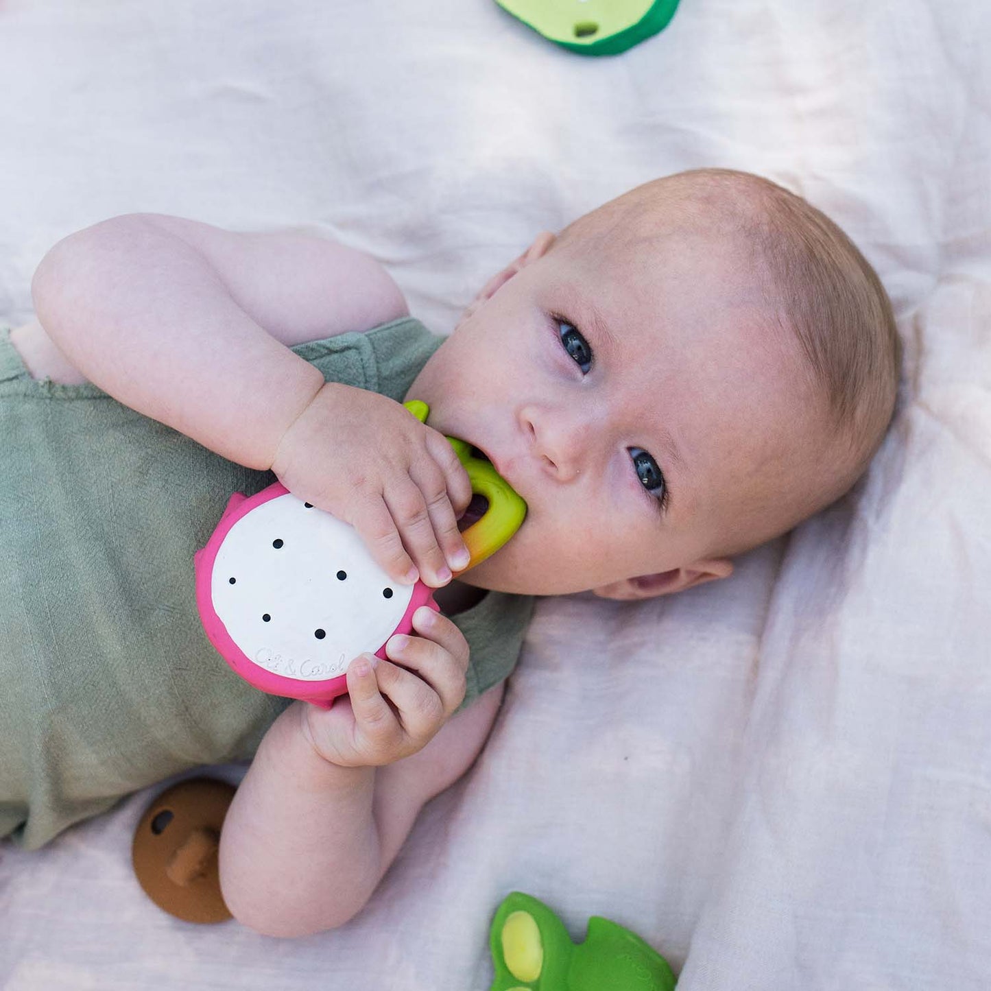 Newborn Gift Set 2 Baby Teethers + 1 Mini Teether