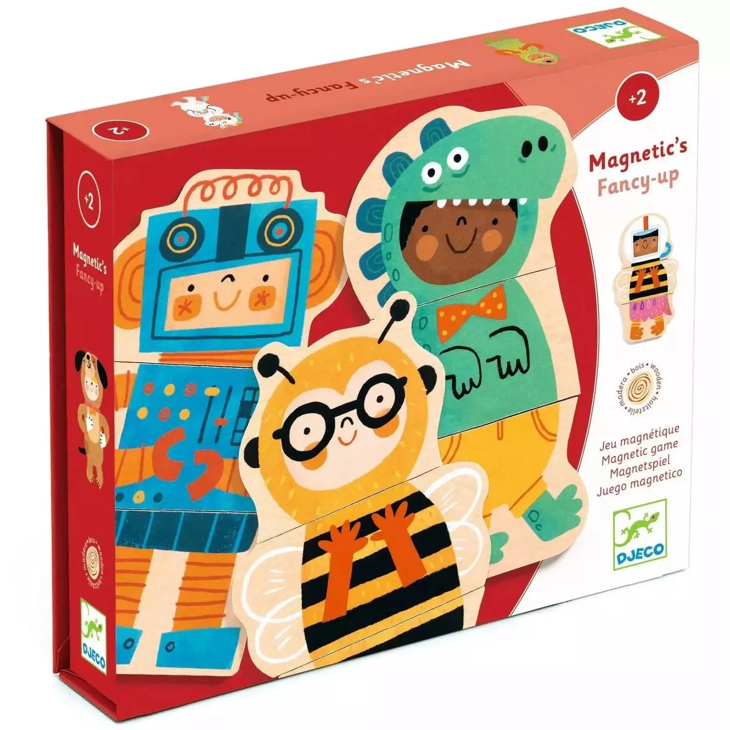 Djeco Wood Magnetics - Fancy-Up
