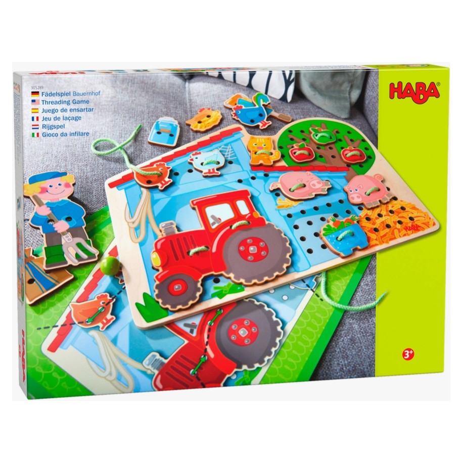 Haba Farm Threading Game