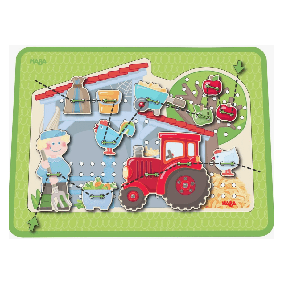 Haba Farm Threading Game