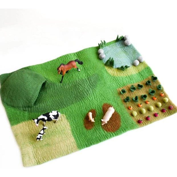 Tara Treasures Farm Play Mat Playscape