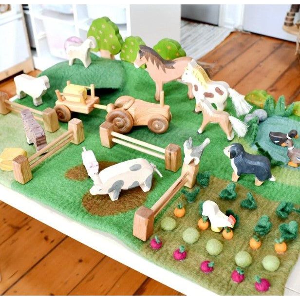 Tara Treasures Farm Play Mat Playscape