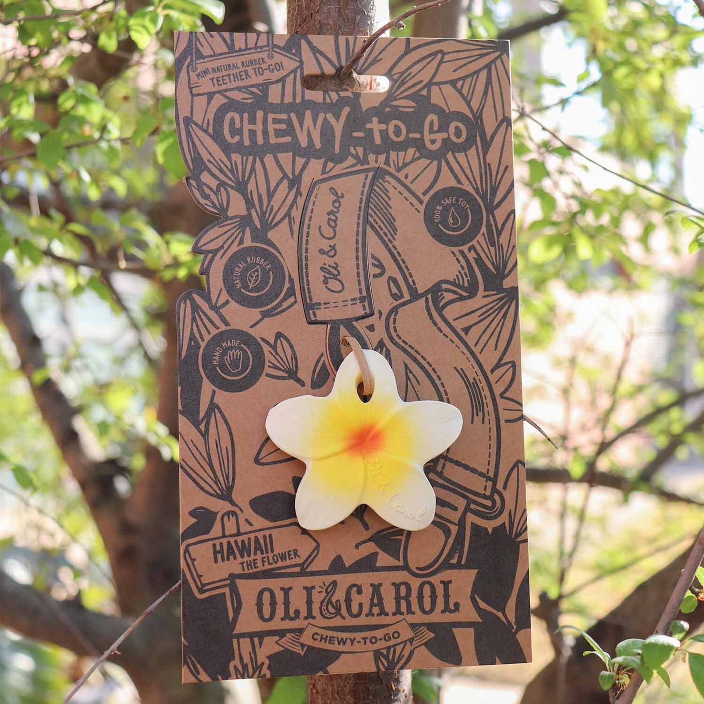 Hawaii the Flower Mini Baby Teether