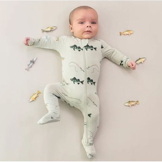 Kyte Baby Zippered Footie Prints