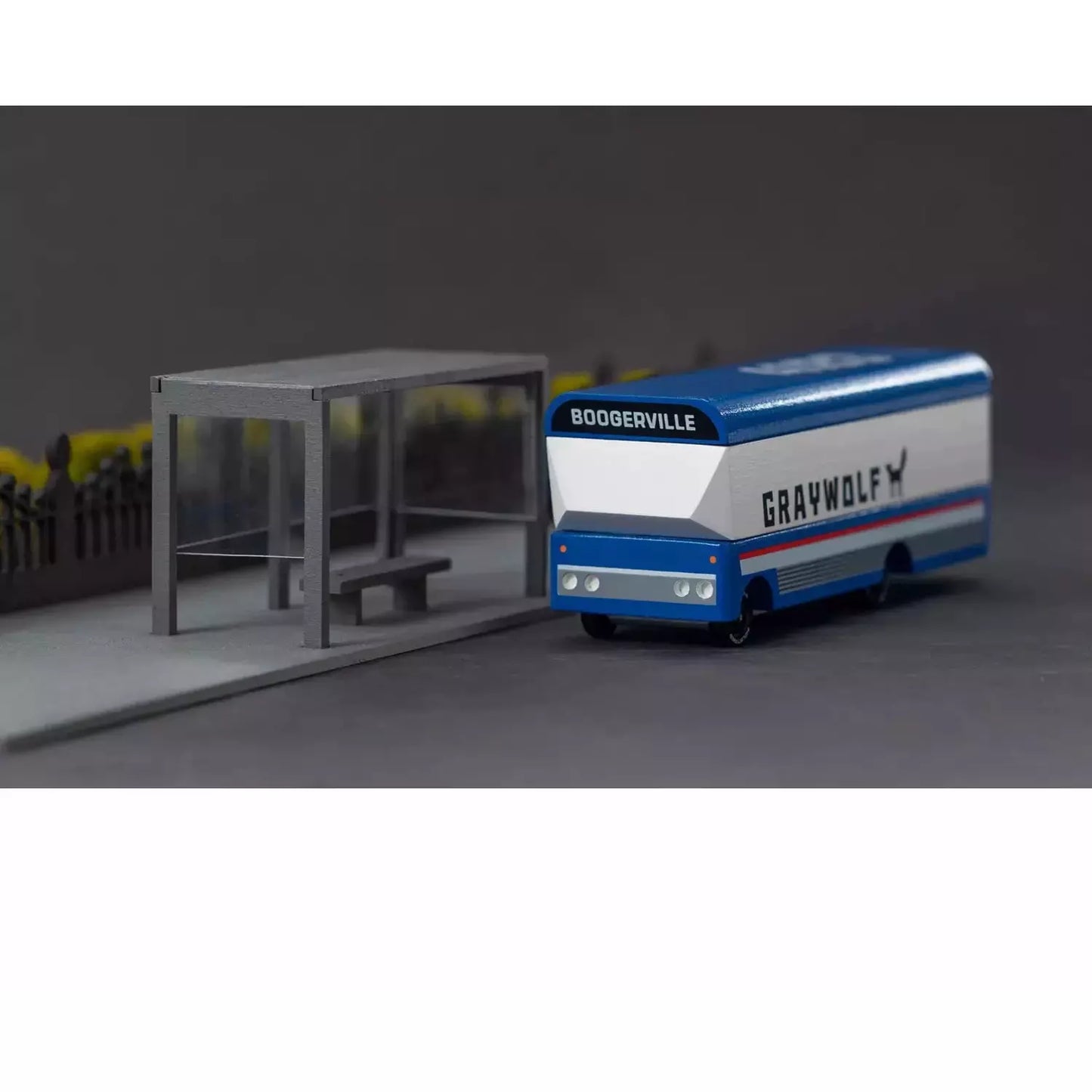 Candylab Candycar Gray Wolf Bus