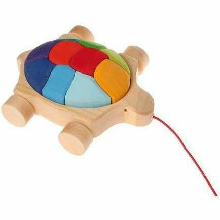 Grimm's Rainbow Turtle Pull Along