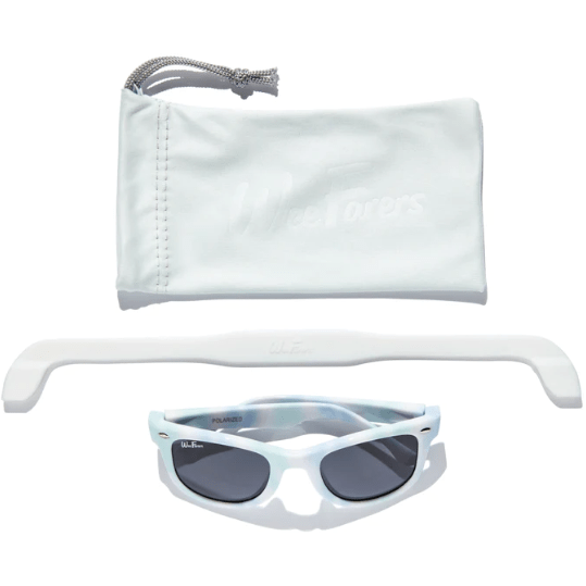 WeeFarers Polarized Sunglasses - Tie Dye Blue-Green