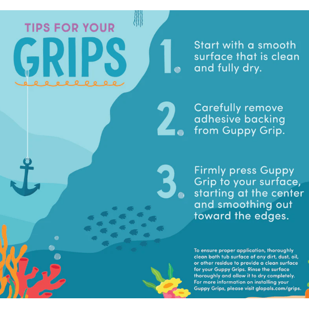 Glo Pals Guppy Bath Grips