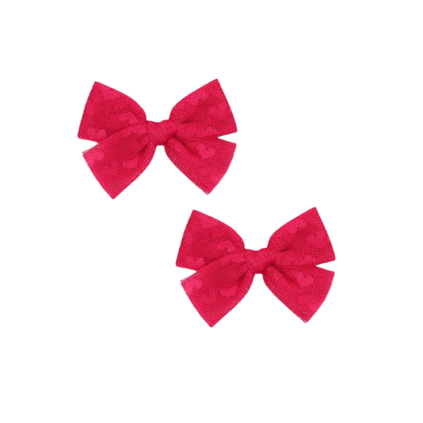 Lou Lou & Company Tulle Bow Clips - Pigtail Set