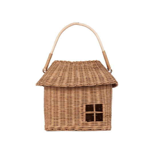 Olli Ella Rattan Hutch Basket- Large