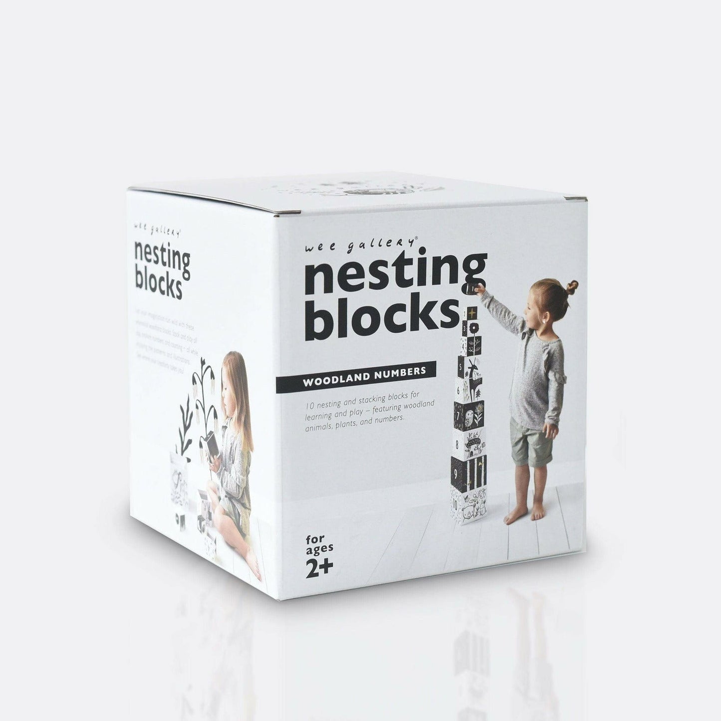 Wee Gallery Nesting Blocks- Woodland Numbers