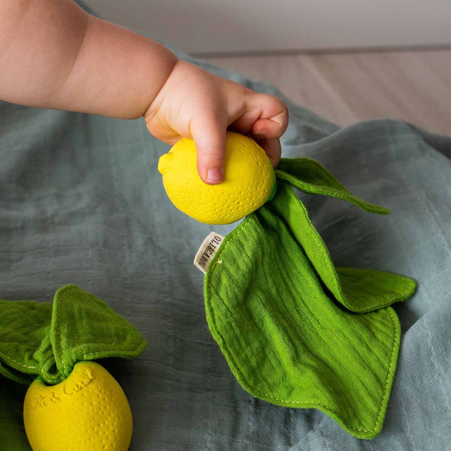 Lou the Lemon Mini Doudou-Teether