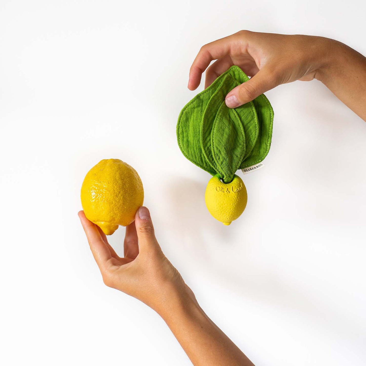 Lou the Lemon Mini Doudou-Teether