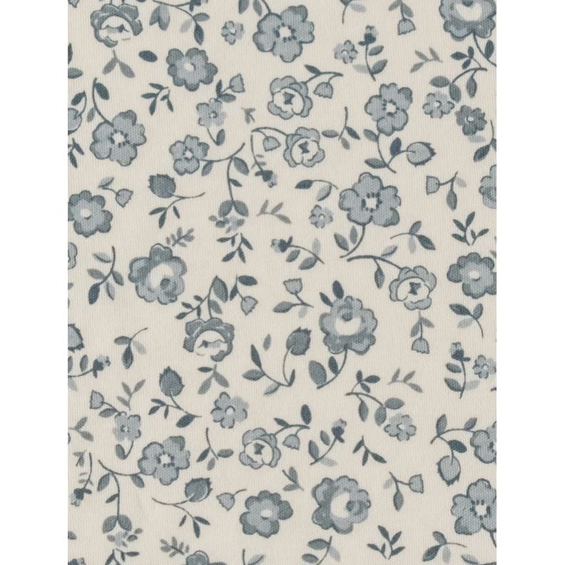 Colored Organics Peyton Footed Sleeper- Lena Floral / Mist